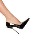 Black Patent High Heel Pump
